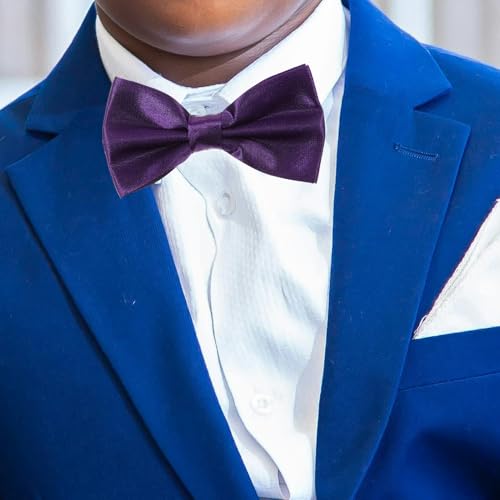 Set de Tira para Cintura, Corbata y Pañuelo Morado para Hombre miniatura 5