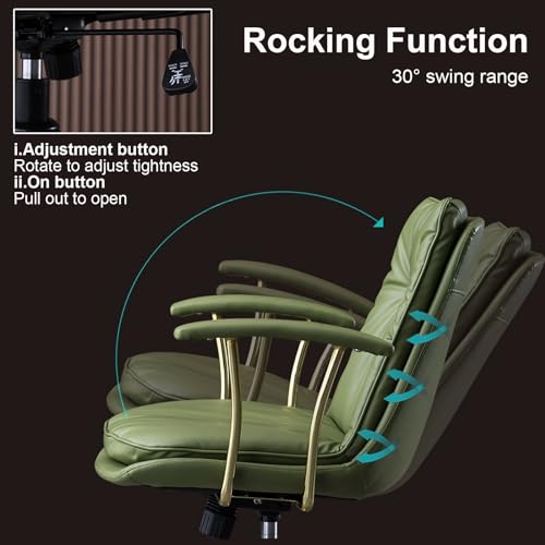 Silla ergonómica de tocador regulable y taburete giratorio cómodo para dormitorio 3
