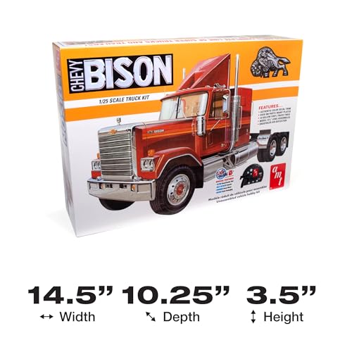 Kit de modelo a escala 1:25 Chevrolet Bison Tractor miniatura 5