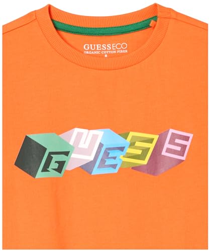 GUESS Boys' Organic Cotton Blocks Shirt2