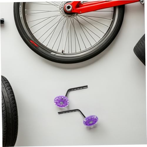Ruedas de Entrenamiento para Bicicleta con Estabilizadores Destellantes Soporte Auxiliar Silencioso para Niños, Instalación Fácil y Diseño Absorbe Shock miniatura 6