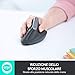 immagine 1Logitech MX Mouse Verticale Wireless Ergonomico, Multi-Dispositivo, Bluetooth o 2.4 GHz Ricevitore USB Unifying, Rilevamento Ottico Avanzato 4000 DPI, 4 Pulsanti, Ricarica Rapida, PC/Mac/iPadOS, Nero