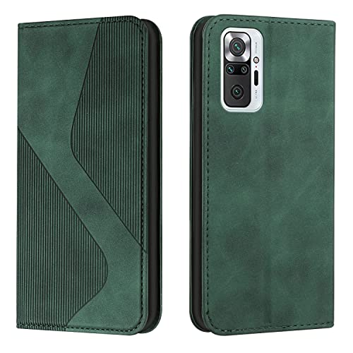 Capas tipo carteira para smartphone compatível com Xiaomi Redmi Note 10 Pro, compatível com Xiaomi R