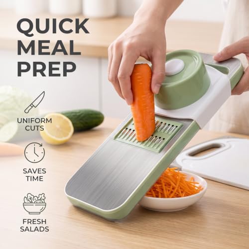 Cortador de Verduras de Acero Inoxidable, 5 Piezas miniatura 4