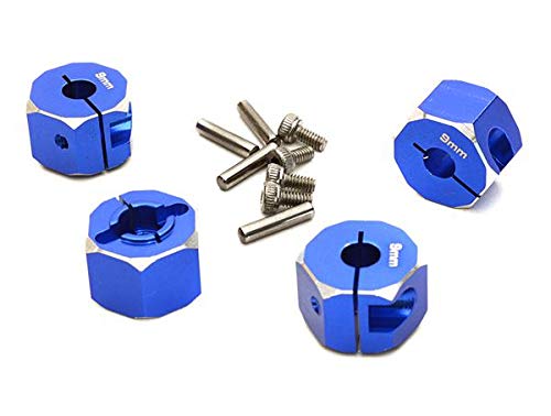 Hexagone de roue 12mm RC Hub 9mm pour éviter le frottement des jantes sur Axial 1/10