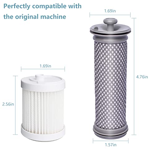 A10 Filter Replacement For Tineco A10 A11 Hero, A10 A11 Master Pure One S11, Pwrhero11 Snap Cordless Vacuum Cleaner, 2 Pre Filters & 2 Vacuum Hepa Filters(White) #TOP3