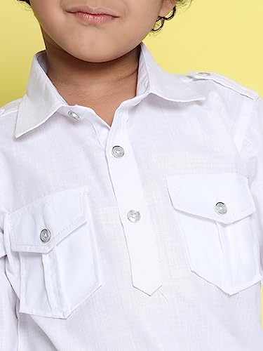 Image of AJ DEZINES Kids Cotton Full Sleeve Solid Black Pathani Suit Set for Boys - Ethnic Wear | Traditional | Festival Wear for boys - Regular Fit
