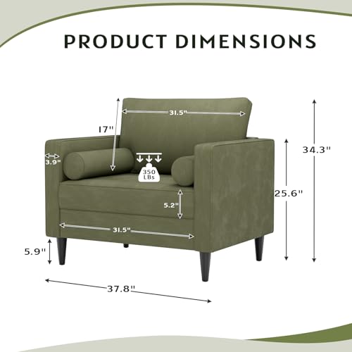 Sillón Oversized Plegable Verde miniatura 2