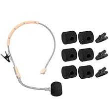 COMPATIBILITY: Specially designed to be compatible with Shure SM31 PGA31 Microphone,RK379 RK377 Fitness Headset. Perfect OEM-fit foam covers that maintain original microphone performance. PROFESSIONAL-GRADE NOISE REDUCTION: High-density acoustic foam...