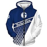 SPONYBORTY Herren-Hoodies 3D-Druck Lässige Kapuzenpullover Pullover Sweatshirts Tops Wasserdicht/B / 5XL