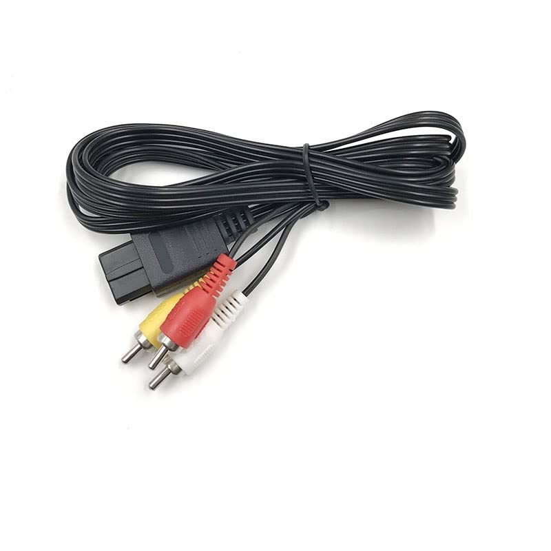[Części do gier wideo] 5 sztuk kabel av dla n64/NGC/SNES kabel av dla nintendo 60 dla oddelegowani eksperci krajowi dla gamecube AV RCA Audio/wideo TV kabel kompozytowy [Wymień]