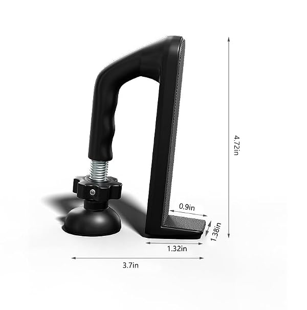 Portable Door Lock for Travel,​Door Stopper Security for Hotels/Apartments - Reinforced Locking Device for Extra Safety for Women, Solo Travelers & Kids. (Black) by BENBUWN - Image 2