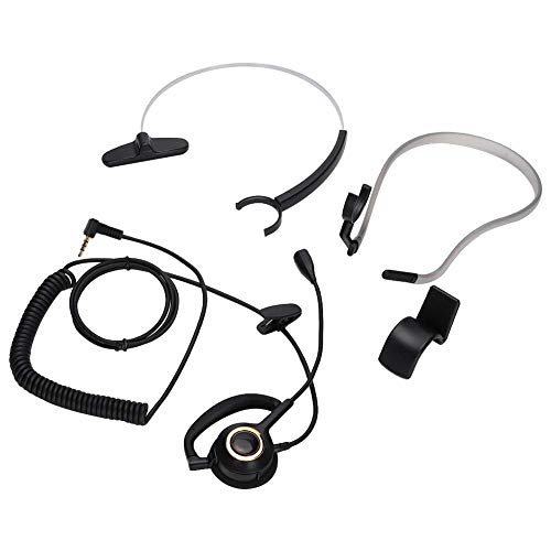 Eboxer Headset With Mic Noise Cancelling, 3.5Mm Single Plug, Support Rear Mounted, Ear Hook And Head Mounted, Computer Headset For Business Skype Uc Webinar Call Center Office - Mono Headphone #TOP6