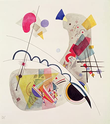 Poster Kandinsky sur toile 50x70cm de style abstrait