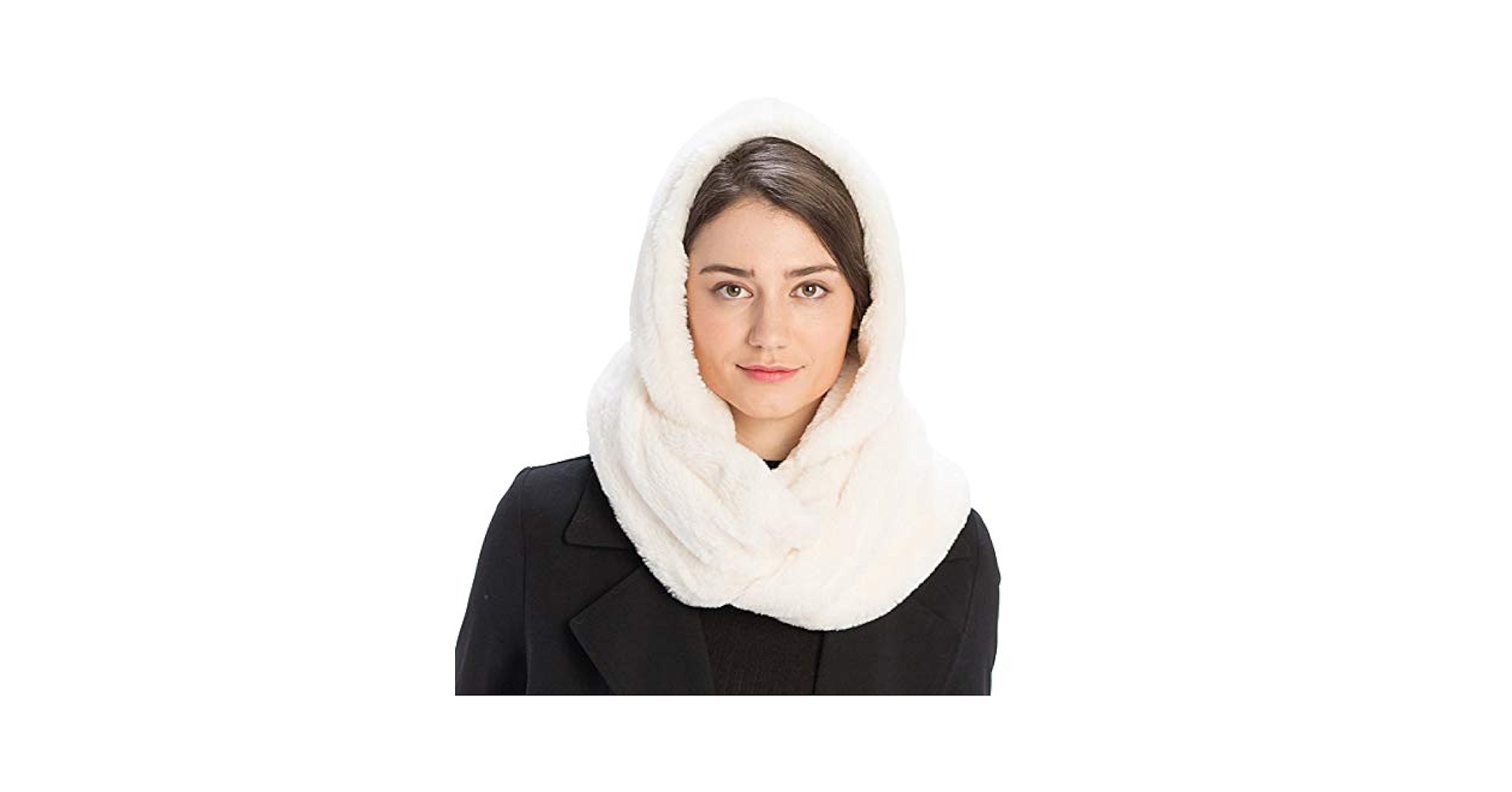 Fashion 21 Women's Soft Faux Fur Infinity Scarf & Infinity