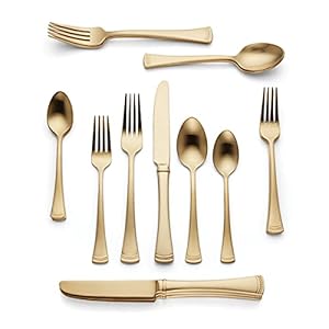 Lenox Portola, 3.40 LB, 20-Piece Flatware Set, Gold