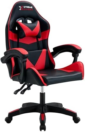 Cadeira Xtreme Gamers Maximum Cor Preta e Vermelha, Ergonômica, C...