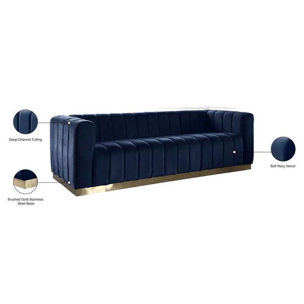 Meridian Furniture Pouf Ottomano A Forma Di Cuore In Velluto Grigio Con Base In Acciaio Dorato - Moderno E Contemporaneo, Dimensioni 38x38x42 Cm