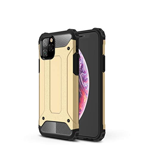 Coque de protection iPhone 11 Pro antichocs intégrale rigide double couche or