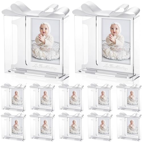 12 Set Birthday Photo Frames with Boxes and Bows