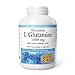 Natural Factors, Micronized L-Glutamine 1000 mg, Supports Healthy Muscle Tissue and Immune System Function, 180 capsules (180 servings)