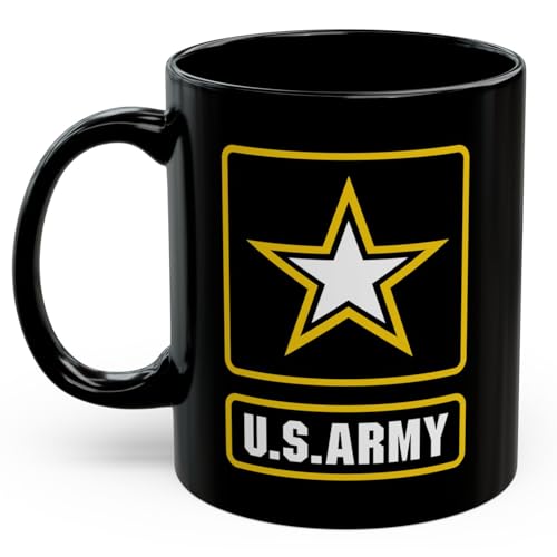 Taza de café U.S. Army negra 11 oz miniatura 1