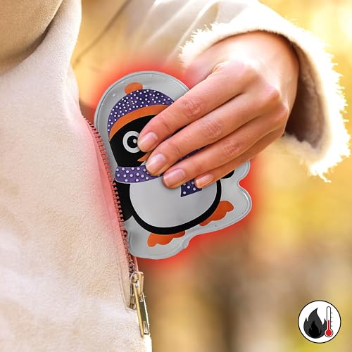 4er Set Taschenwärmer Pinguin (tolles Wichtelgeschenk) Handwärmer, Taschenheizkissen
