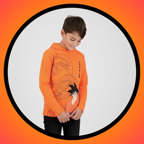T-shirt Dragon Ball Z manches longues à capuche garçon 4-12 ans - 2