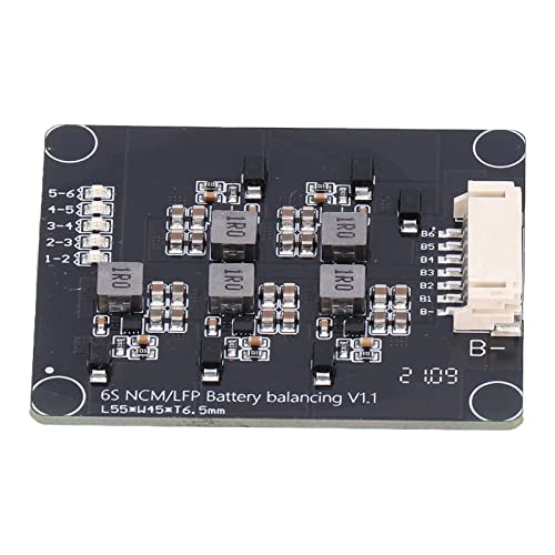 Equalizador Activo de Balance de Baterías, Módulo Inductivo de Transferencia de Energía para Paquetes de Baterías DIY, Tablero de Balance de Voltaje de 6S y 1,2 A, PCB de Cobre, 1 Unidad miniatura 6