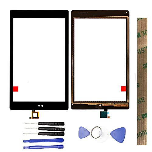 JayTong Digitizer Touch Screen Outer Screen Glass Replacement with Free Tools for Amazon Fire HD8 HD 8 8th Gen 2018 L5S83A Black