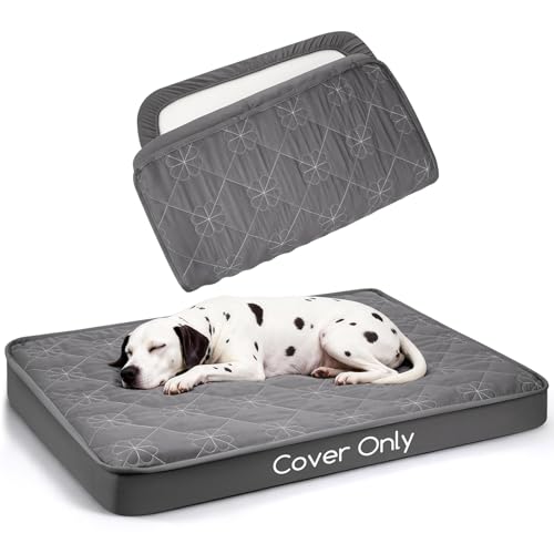 Dog Bed Cover Replacement Washable, Waterproof Dog Bed...
