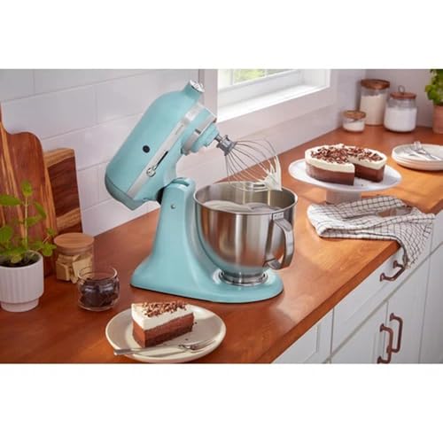 Tilt-Head Stand Mixer, Matte Black - 4.7L Capacity, 10 Speeds, Full Metal Body, Includes Whisk, Dough Hook & Flat Beater, Matte Black - Image 4
