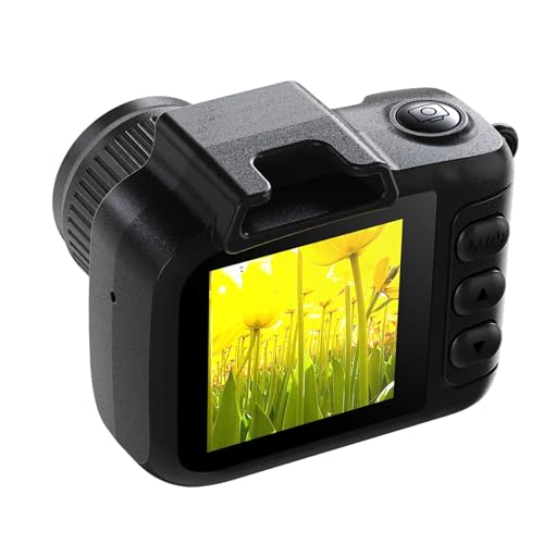 Cámara digital retro compacta con pantalla LCD de 1.3" y grabadora de video para recuerdos únicos