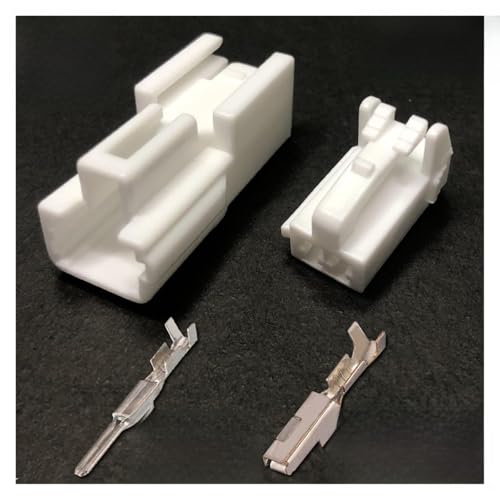 Buxns Dj7026a-2.2 Automobile Electric Seat Electromechanical 2/3/4/6-pin Car Reading Light Window Closer Harness Terminal Housing(2p,5sets)
