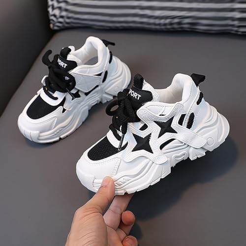 IWIHMIV Girls Sneakers Girls Tennis Shoes Kids Sneakers for Boys Girls Running Shoes Lightweight Breathable Sport Athletic Shoes2