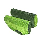 Kurgo Loft Jacket, Reversible Dog Coat, Dog Coat for Cold Weather, Water-Resistant Dog Jacket with Reflective Trim, Greenery/Forest Green, Medium