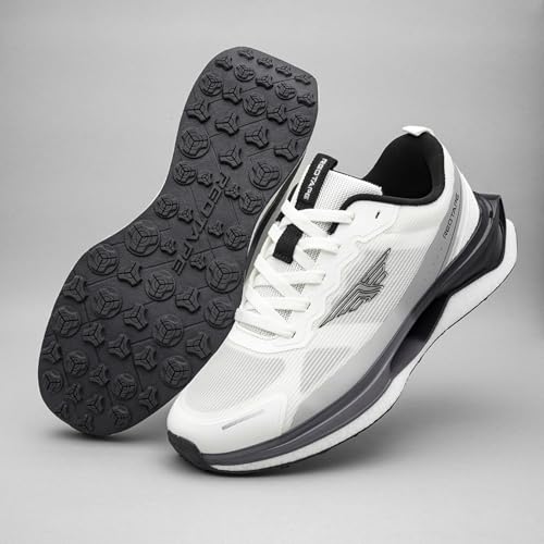 Image of Red Tape Men's Sport Shoes White Aqua Mesh Round Toe Lace-Up