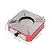 18.5x18.5x7cm Alcohol Stove, Portable Drawer Type Solid Alcohol Burner for Outdoor Camping Travel Barbecue Red