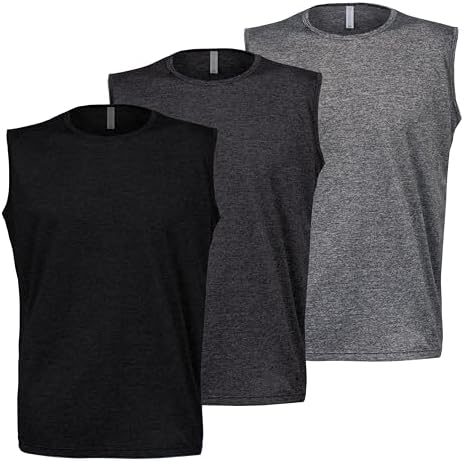 Kit 3 Camisetas Regata Machão Dry Fit Academia Masculina Fitness