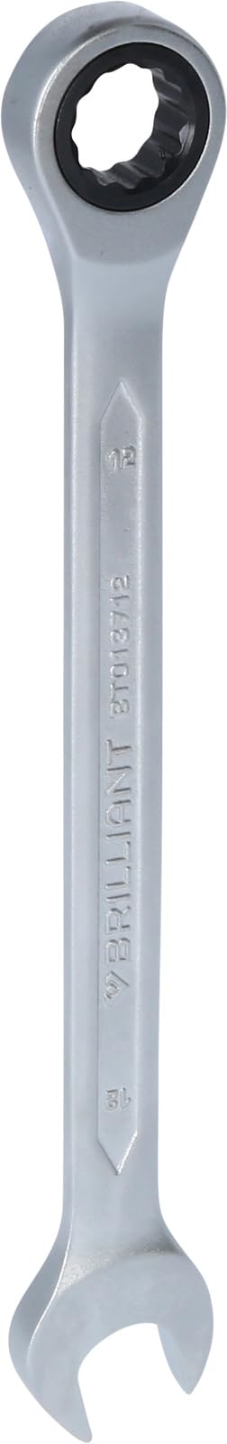BRILLIANT TOOLS KS TOOLS BT013712 - Chiave a cricchetto poligonale, 12 mm