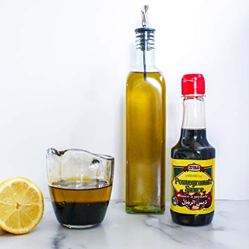 Ziyad Brand Premium Pomegranate Syrup, Halal, Shaved Ice, No Fat, No Additives, No Preservatives 8 Fl oz.