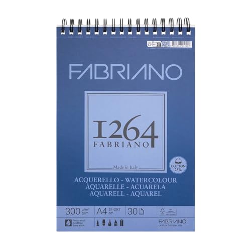 Bloco 1264 Fabriano Watercolor A4 30 Folhas