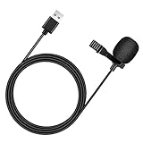 【Breite Anwendung】√ Das Lavaliermikrofon eignet sich für Mobiltelefone, Kameras und Laptops.