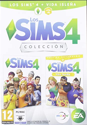 Los Sims 4 + Vida Isleña (EP7) Bundle PCWin |Videojuegos |Caja con código de descarga |Castellano