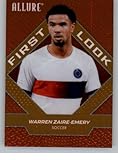 2025 Upper Deck Allure SE Multi Sport Orange Rainbow #106 Warren Zaire-Emery RC Rookie Card First Look Soccer Sports Card in Raw (NM or Better) Condition