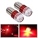 Fydun Strobe Flashing LED Projector Bulbs for Car Tail Brake Lights 1157 2357 2Pcs Red