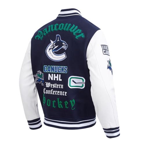 Image of Pro Standard Mens NHL Old English Varsity Jacket
