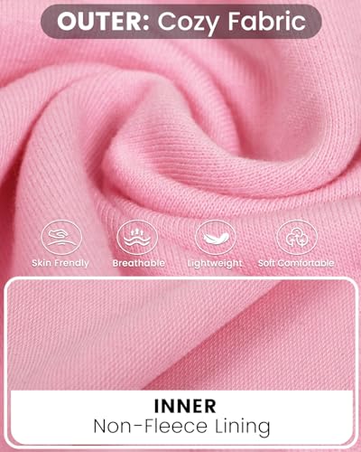 Chulianyouhuo Womens Plus Size Wide Leg Sweatpants Baggy Lounge Pants High Waisted Drawstring Joggers Pant with Pockets Pink