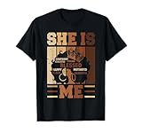 She is Me Beautiful Blessed Afro Melanin Queen Black History T-Shirt
