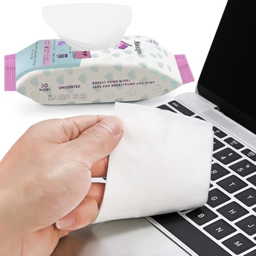 Breast Pump Wipes, 3 Packs Natural Pump Parts Cleaning On The Go, Resealable Manual Pacifier Wipe Quick Clean Breastfeeding Supplies